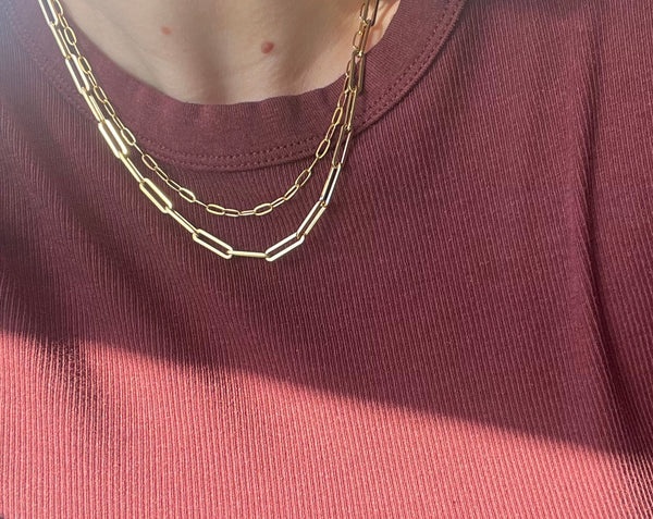 Thin Link Chain Necklace