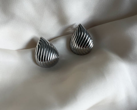 Silver Lune Earrings