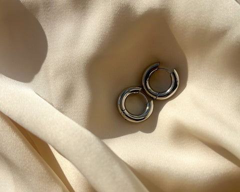 Silver Small Hoop Earrings
