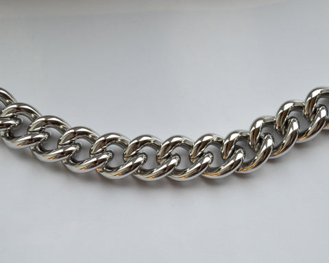 Silver Chunky Chain Bracelet